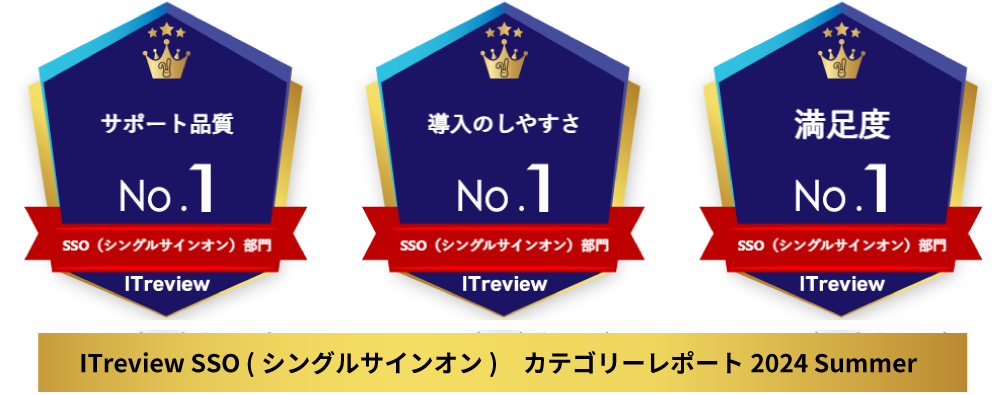 サポート品質No.1　導入のしやすさNo.1 満足度No.1 BOXIL SAAS AWARD 2022 部門1位